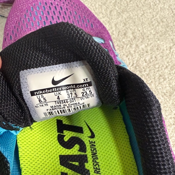 Nike zoom Pegasus 32 size US 6.5 Run fast lightweight - Picture 6 of 6